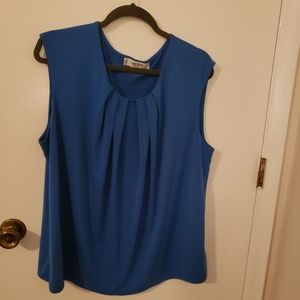 Jones Studio blouse, sz 2x, blue
